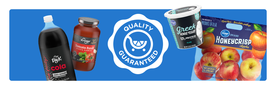 Low prices on Kroger Brand. Over 40 million customers choose Kroger Brand crowd-pleasers. Shop Favorites.