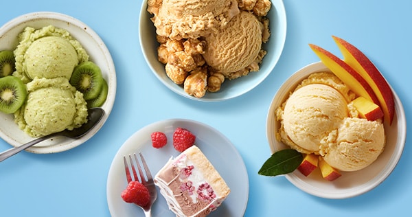Various ice cream recipes