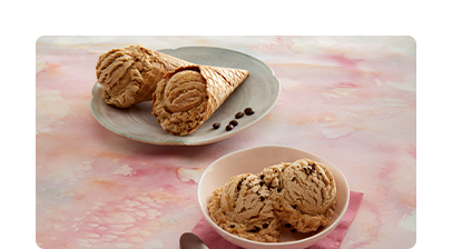 vegan cappuccino ice cream image