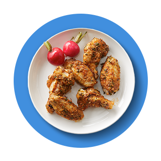 Keto Parmesan Chicken Wings