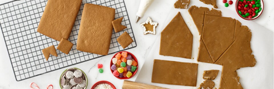 Food Made Fresh Gingerbread house a perfect holiday centerpiece