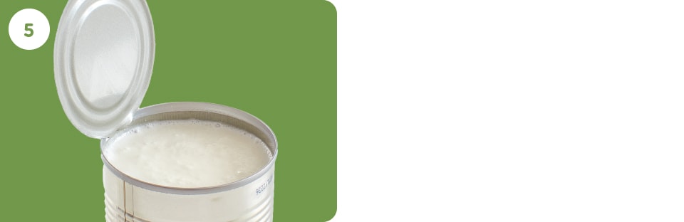 Can of coconut milk