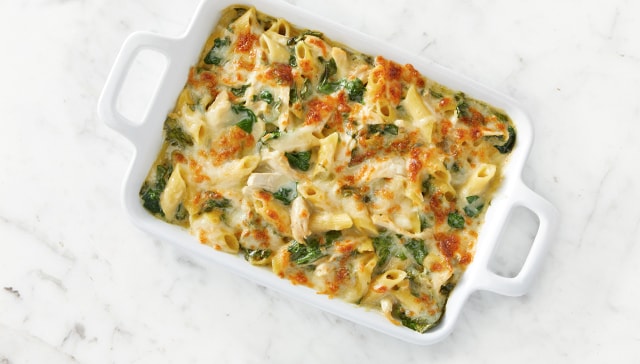 Chicken and Spinach Alfredo Casserole Recipe