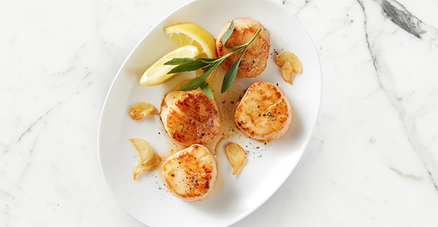 Garlic Miso Scallops