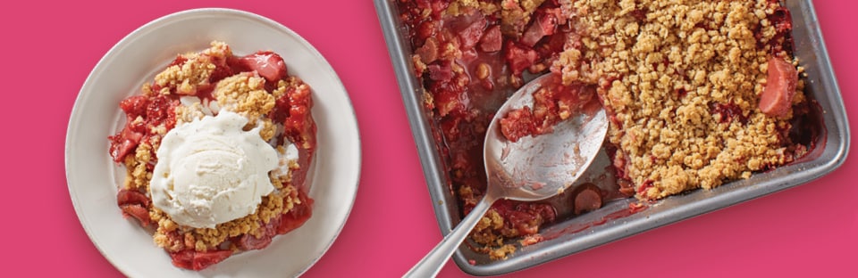 Strawberry Rhubarb Crisp