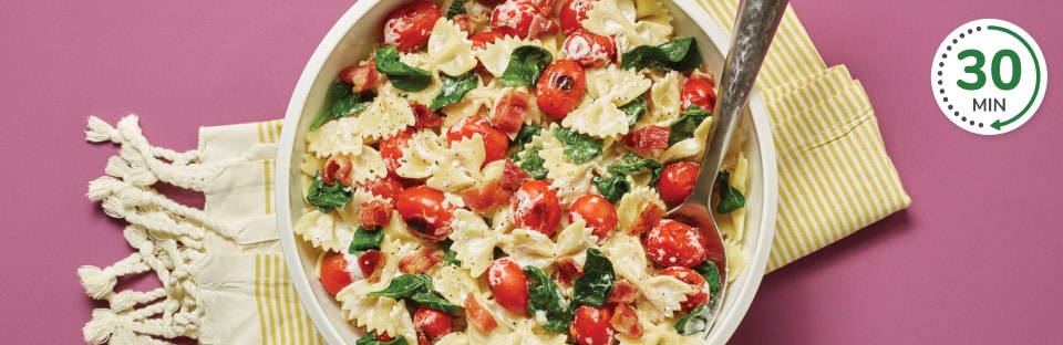 Creamy BLT Pasta