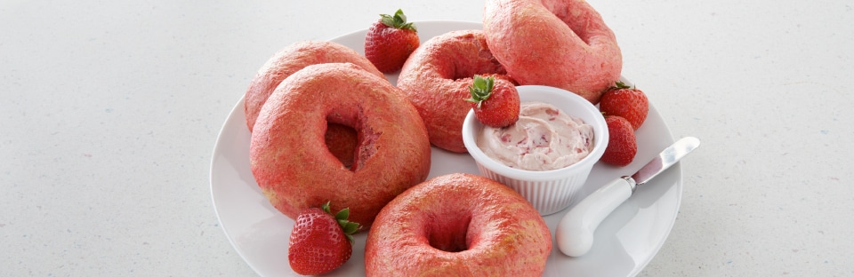Strawberry Bagels