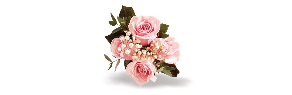 Pink Rose Corsage