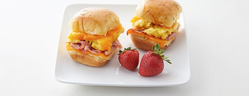 Ham, Egg and Cheese Breakfast Sliders Recipe