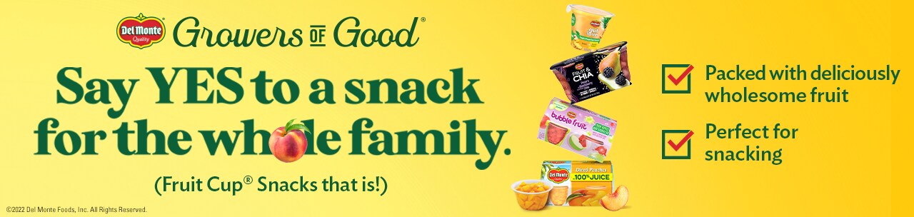 Say YES to a snack for the whole family. Say YES to a snack for the whole family.