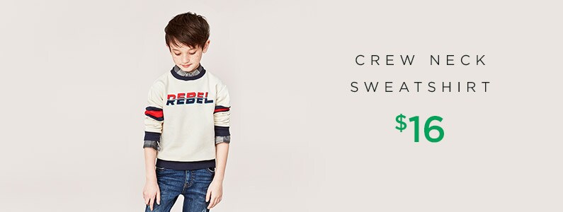 crew neck sweatshirt