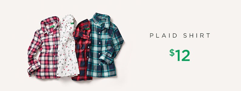 girls plaid shirt