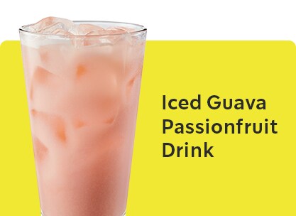 Iced Guava Passionfruit Drink
