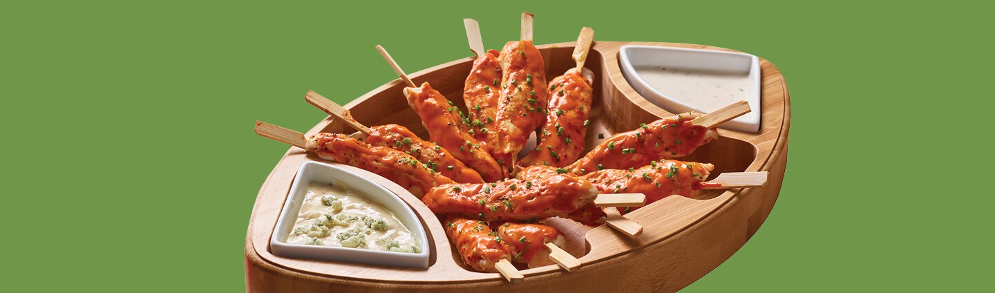 Buffalo Chicken Skewers