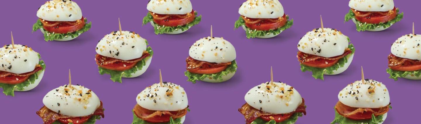 Deviled Egg BLT Sliders