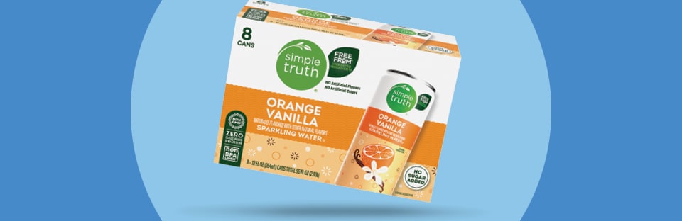 Simple Truth™ Orange Vanilla Sparkling Water