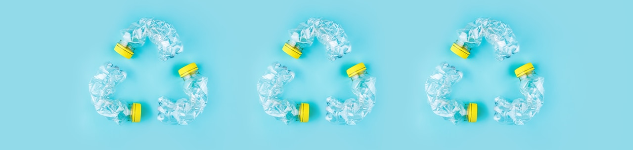 Recycling plastic bottles