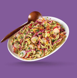 Radish Salad with Grapes and Herbs
