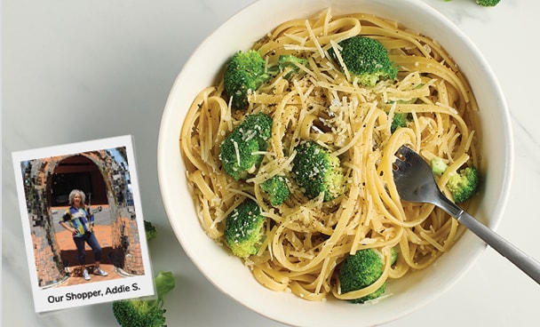 Spinach Pasta with Broccoli