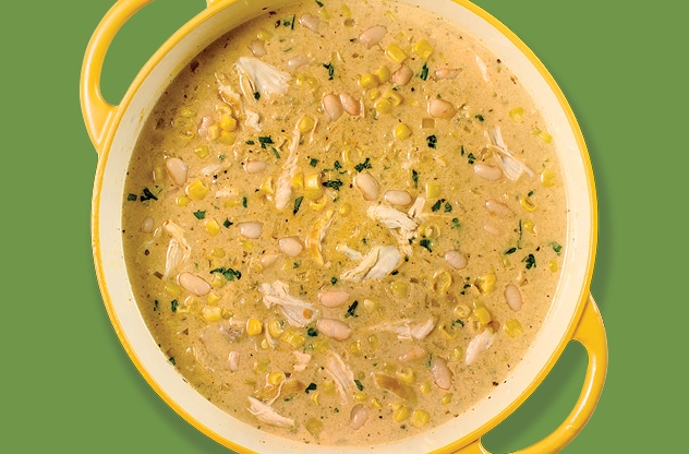 Shortcut Green Chicken Enchilada Soup