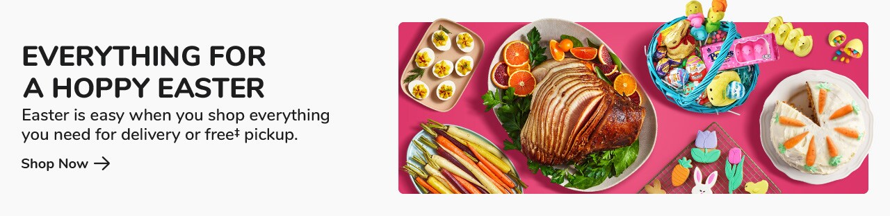 Everything for a hoppy Easter. Shop everything you need for delivery or free* pickup.