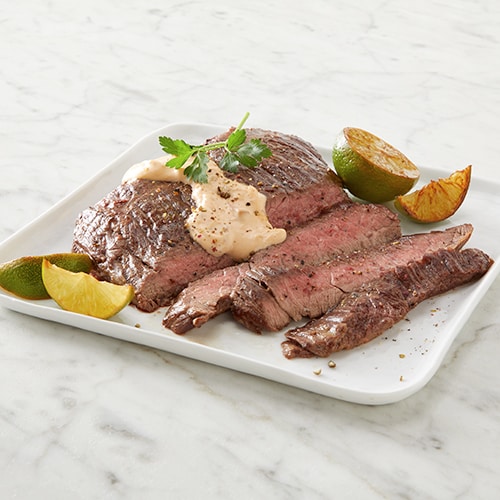 Air Fryer Skirt Steak with Chipotle Aioli Recipe