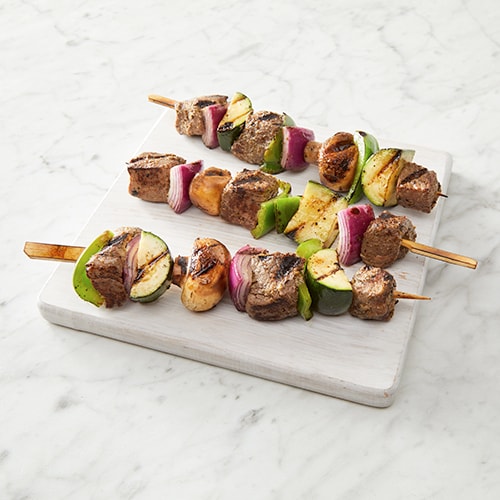 Keto Steak and Mushroom Kebabs Recipe