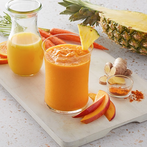 Turmeric and orange juice cheap