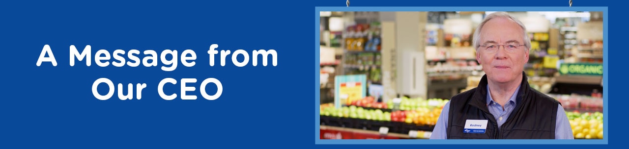 We’re Here for Our Customers and Our Communities. See Our Latest Updates Below.