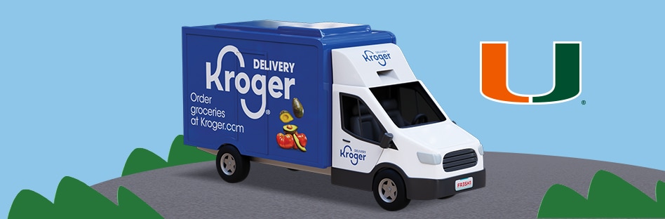 Kroger is now delivering to students, faculty and fans at the University of Miami.