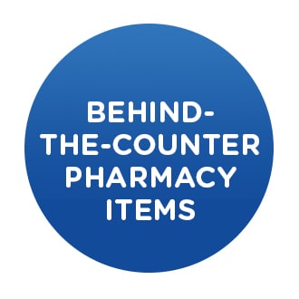 Behind-the-Counter Pharmacy Items