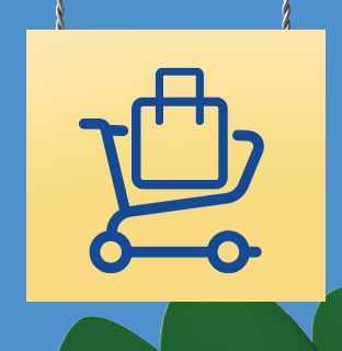 Bag as you shop with your reusable bags.
