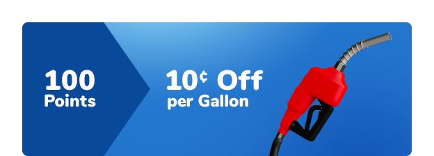 Redeem your Points for Fuel Discounts