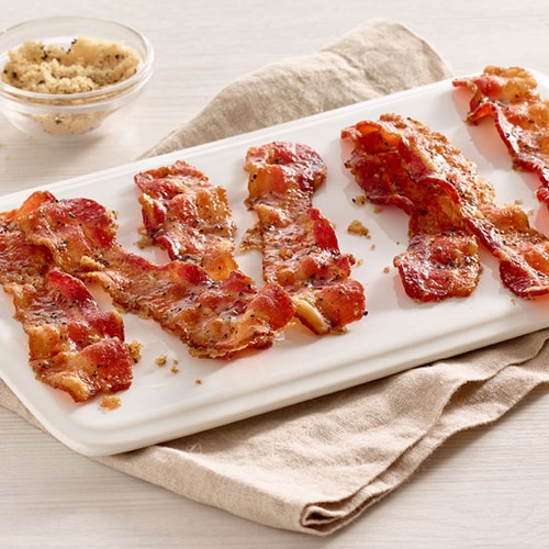 glazed bacon