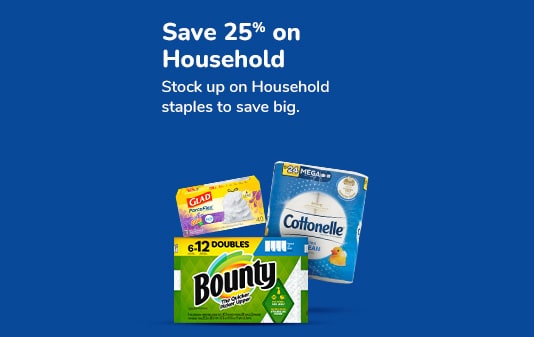 Save 25% on Household