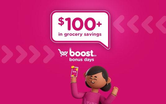 Shop Boost Bonus Days Deals