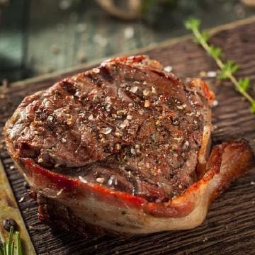 Grilled Bacon Wrapped Filet Mignon Recipe