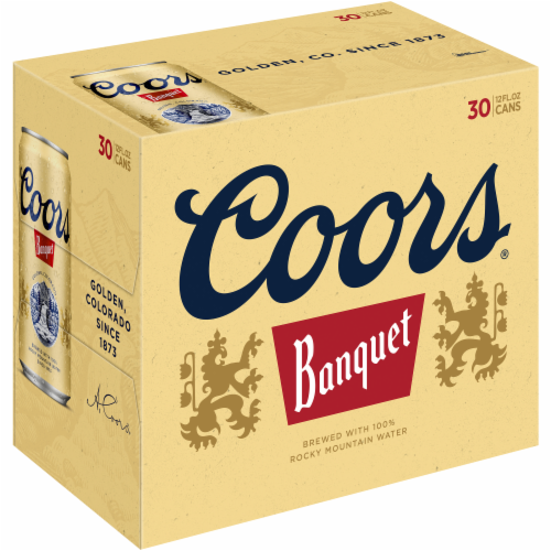 Coors Banquet Beer Perspective: back