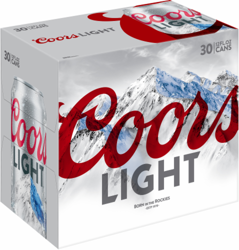 Coors Light Beer Perspective: back