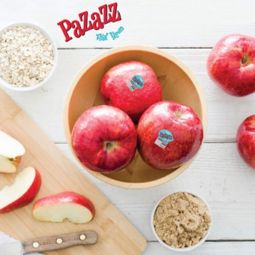 Large Pazazz™ Apple – Each Perspective: back