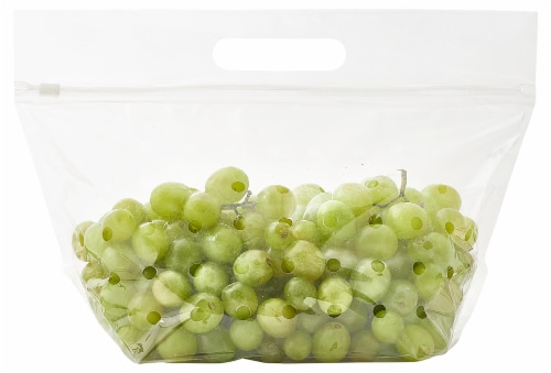 Green White Seedless Grapes Perspective: back