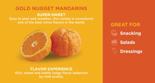 Golden Nugget Mandarins Perspective: back