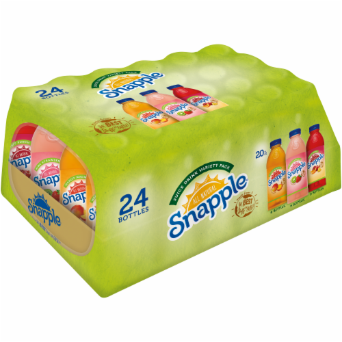 Snapple Juice Variety Pack Perspective: back