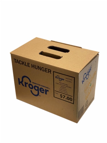 Kroger Donation Grocery Box Perspective: back