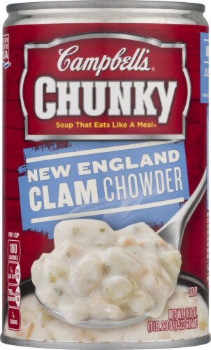 Campbell's Chunky New England Clam Chowder Case Sale Perspective: back