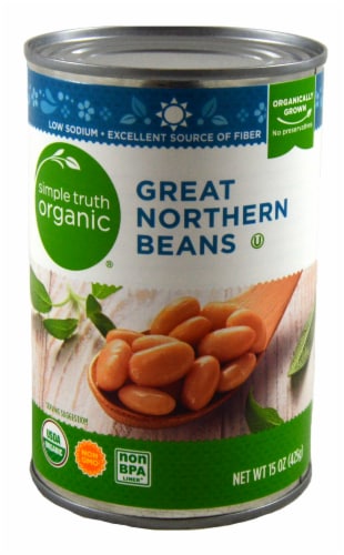 Simple Truth Organic® Great Northern Beans Case Sale Perspective: back