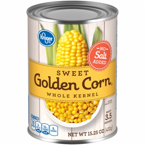 Kroger® No Salt Sweet Golden Corn Case Sale Perspective: back