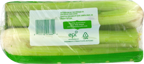Organic Celery Hearts Perspective: back