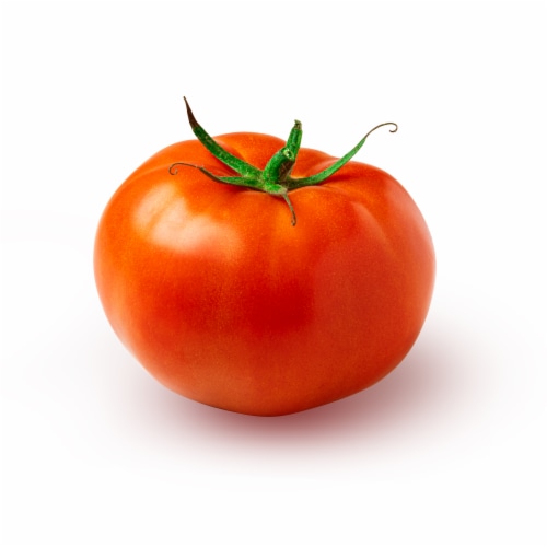 Fresh Organic Red Tomato Perspective: back
