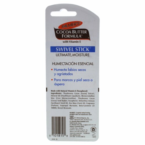 Cocoa Butter Formula Swivel Stick by Palmer's for Unisex - 0.5 oz Chap Stick Perspective: back